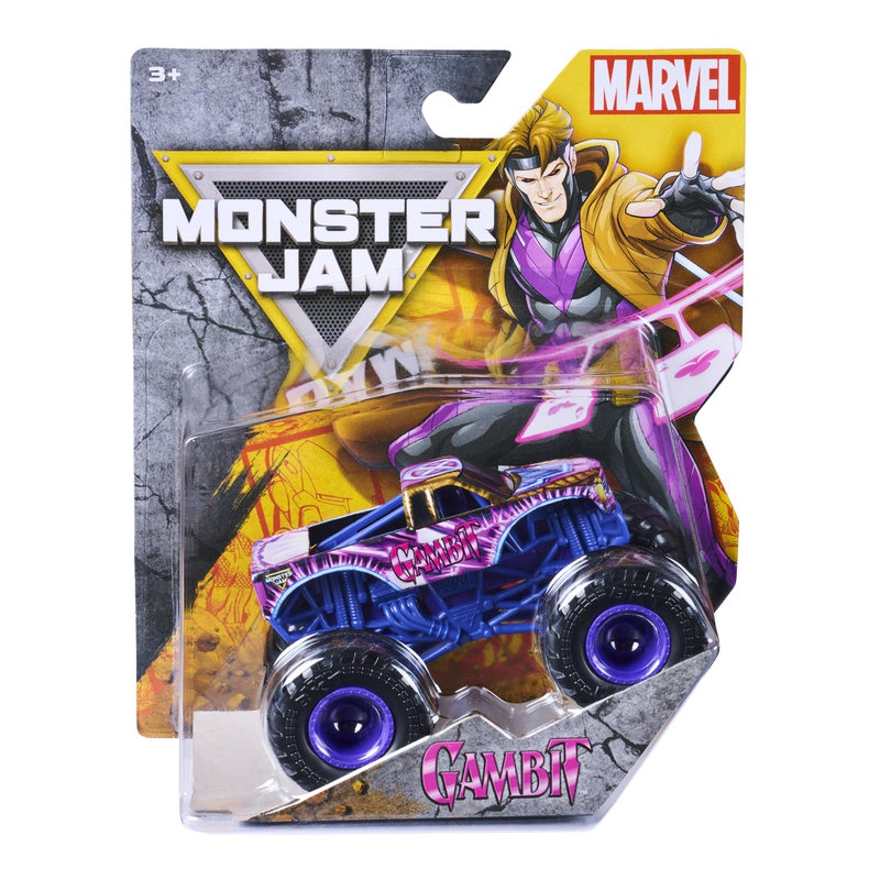 Monster Jam Marvel Gambit kolekcionarski Monster Truck 1:64