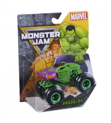 Monster Jam Marvel Hulk kolekcionarski Monster Truck 1:64