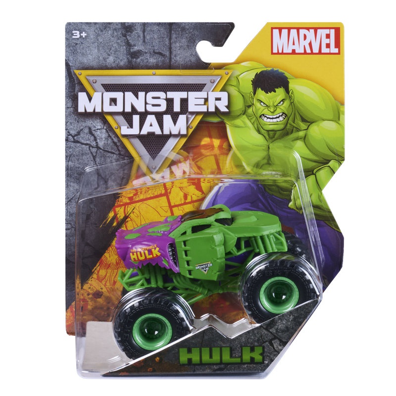 Monster Jam Marvel Hulk kolekcionarski Monster Truck 1:64