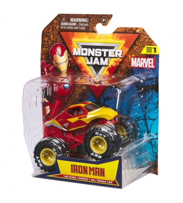 Monster Jam Marvel Iron Man s1 kolekcionarski Monster Truck 1:64