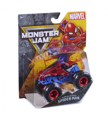 Monster Jam Marvel SpiderMan kolekcionarski Monster Truck 1:64