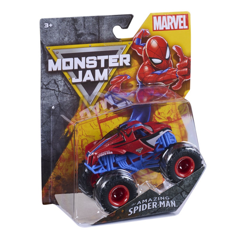 Monster Jam Marvel SpiderMan kolekcionarski Monster Truck 1:64