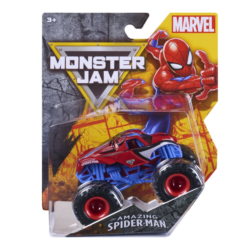 Monster Jam Marvel SpiderMan kolekcionarski Monster Truck 1:64