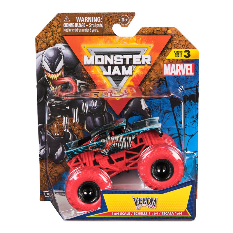 Monster Jam Marvel Venom s3 kolekcionarski Monster Truck 1:64