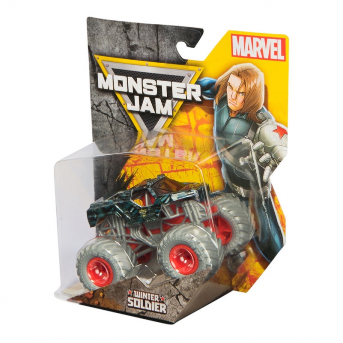 Monster Jam Marvel Winter Soldier kolekcionarski Monster Truck 1:64