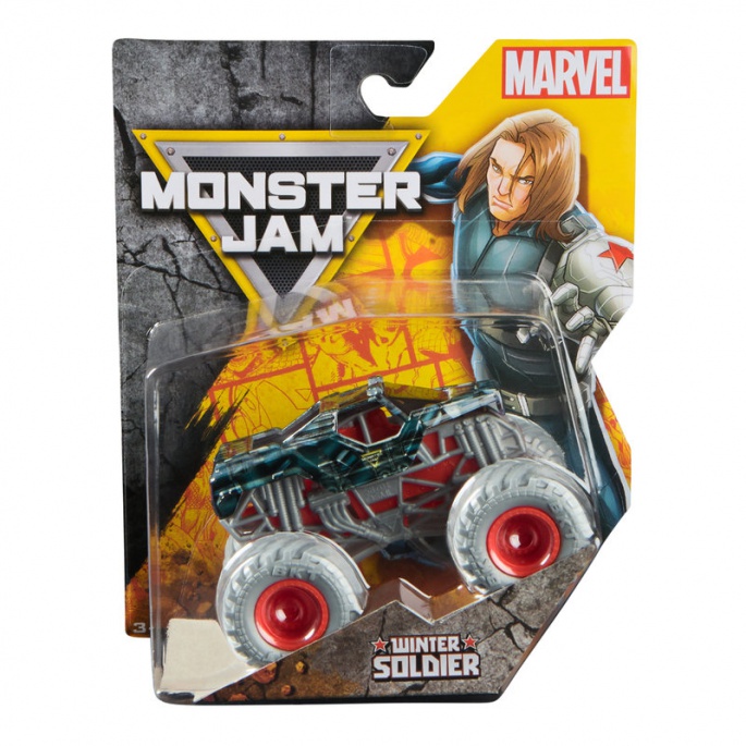 Monster Jam Marvel Winter Soldier kolekcionarski Monster Truck 1:64