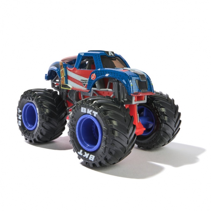 Monster Jam Captain America vs Winter Soldier set 2 Monster Truckova 1:64