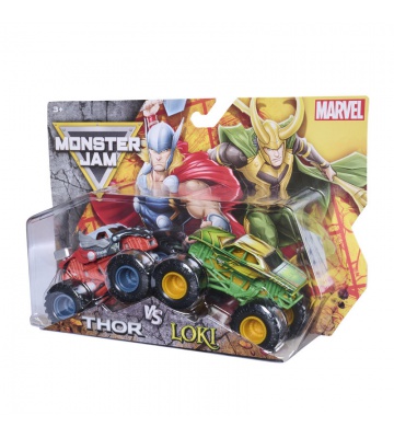 Monster Jam Loki vs Thor set 2 Monster Truckova 1:64