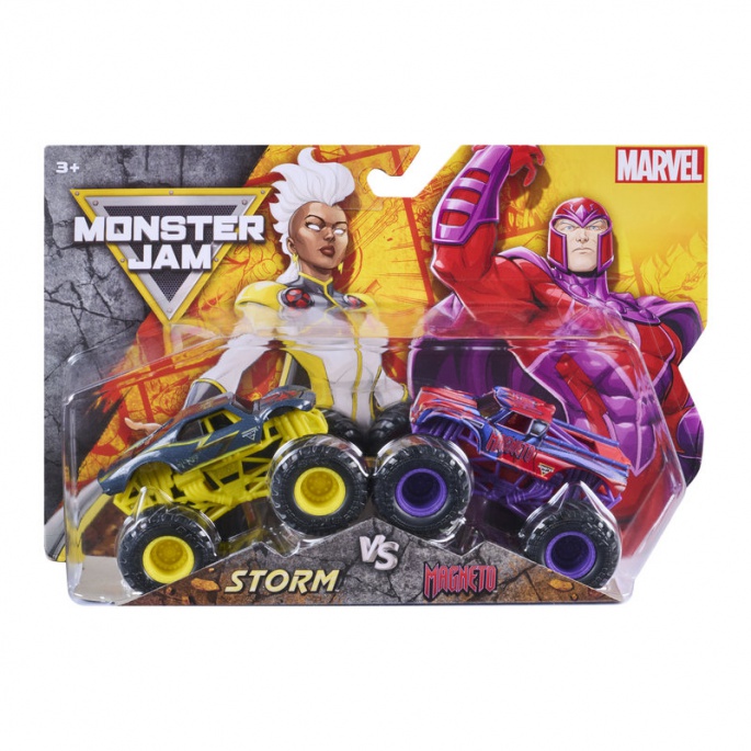 Monster Jam Storm vs Magneto set 2 Monster Truckova 1:64