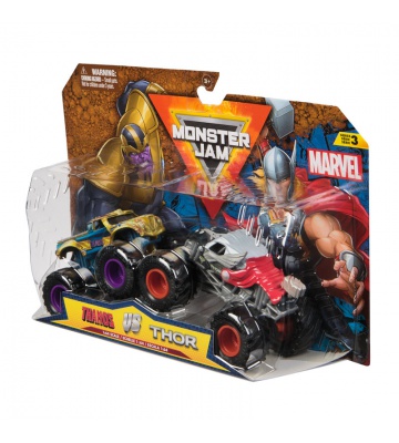Monster Jam Thanos vs Thor set 2 Monster Truckova 1:64