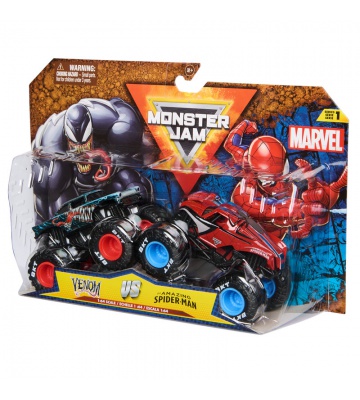 Monster Jam Venom vs Spiderman set 2 Monster Truckova 1:64
