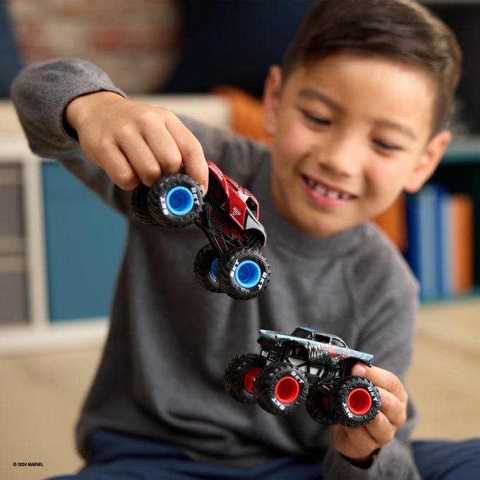 Monster Jam Venom vs Spiderman set 2 Monster Truckova 1:64