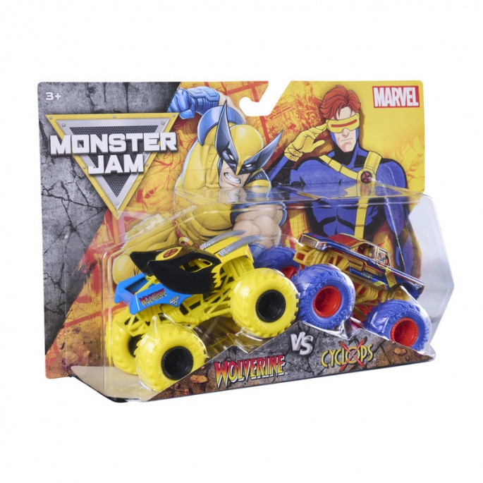Monster Jam Wolvverine vs Cycloid set 2 Monster truckova 1:64