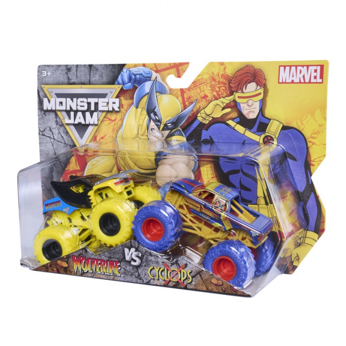 Monster Jam Wolvverine vs Cycloid set 2 Monster truckova 1:64