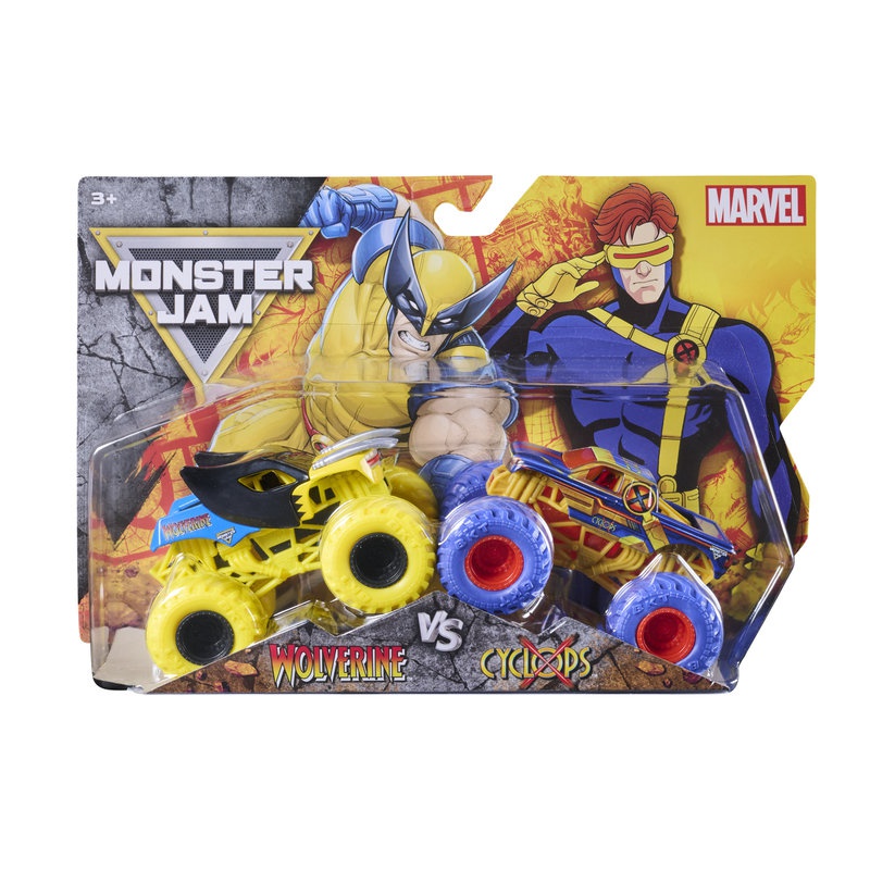 Monster Jam Wolvverine vs Cycloid set 2 Monster truckova 1:64