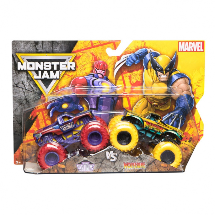 Monster Jam Wolvverine vs Sentinels set 2 Monster Truckova 1:64