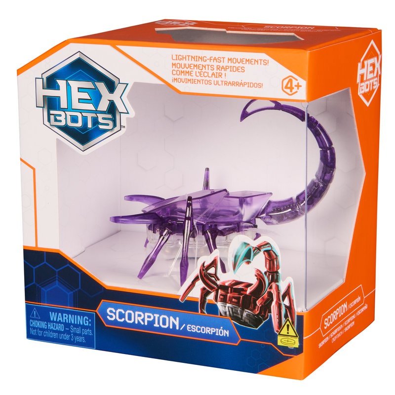 Hex Bots puzajući škorpion ljubičasti