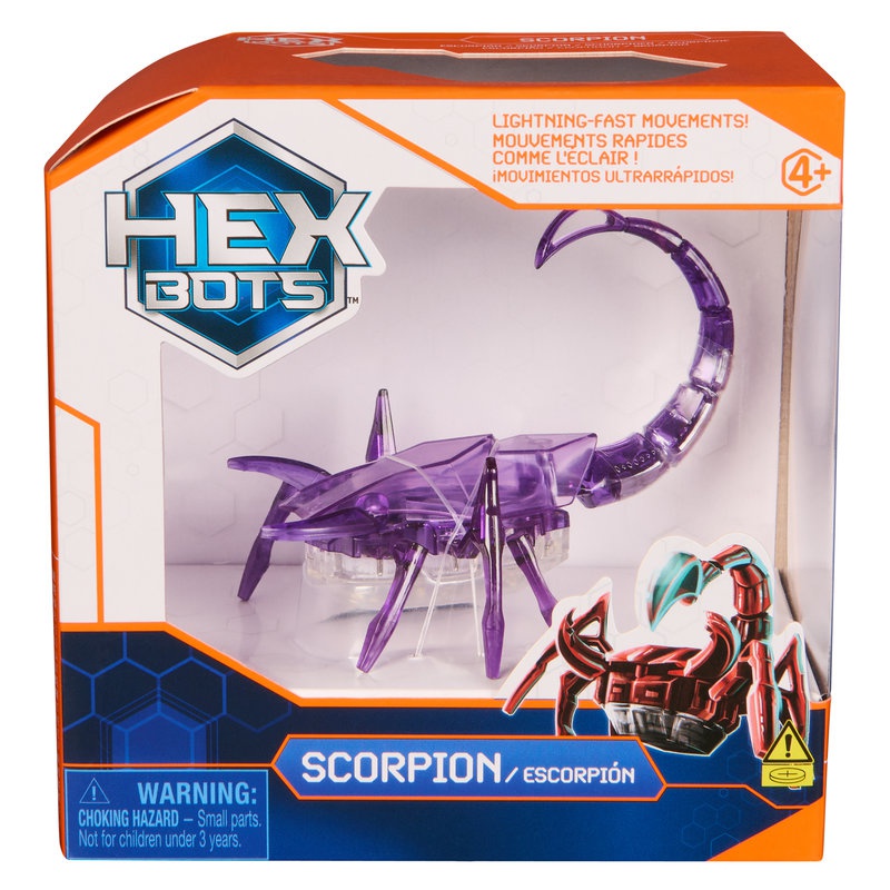 Hex Bots puzajući škorpion ljubičasti
