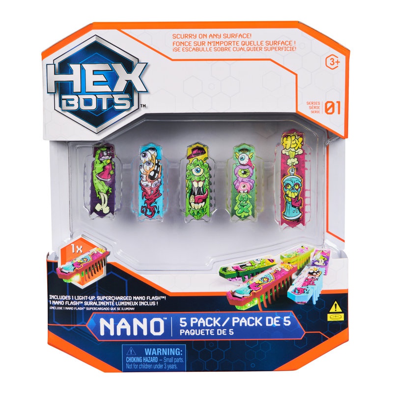 Hex Bots Nano set 5 minijaturnih robotskih buba