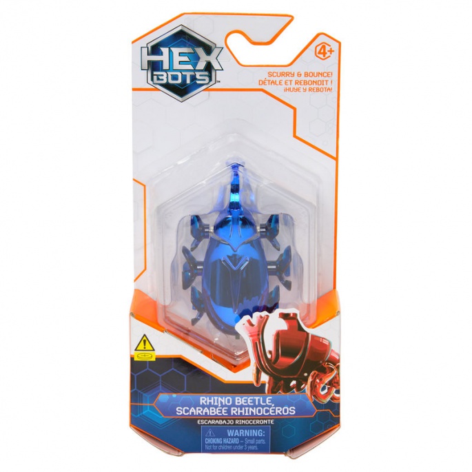 Hex Bots puzajući Rhino buba plava