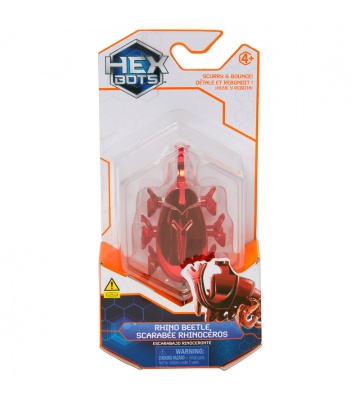 Hex Bots puzajući Rhino Beetle crveni