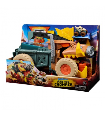 Monster Jam Megalodon Mad Hog Chomper set s velikim i malim automobilom