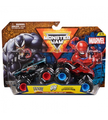 Monster Jam Spider-Man vs Venom set 2 Monster Truckova 1:64