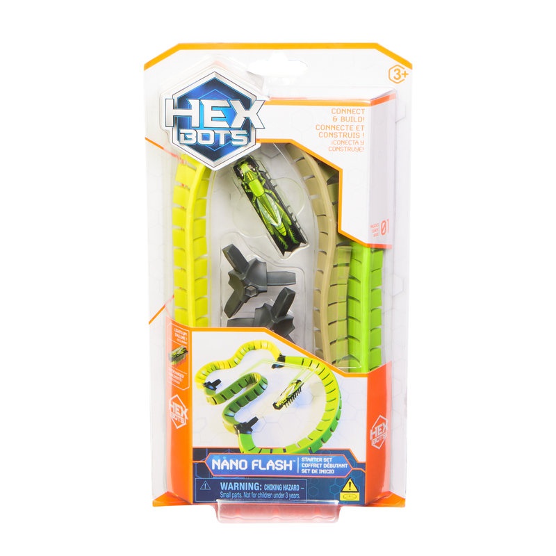 Hex Bots Nano Starter minijaturna robotska buba i njezino igralište zeleno