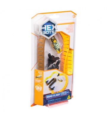 Hex Bots Nano Starter minijaturni robotski kukac i njegovo igralište žuti
