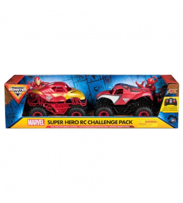 Monster Jam Spider-Man i Iron Man set RC čudovišnih kamiona 1:24