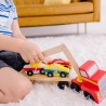 Melissa & Doug drveni magnetni utovarivač automobila