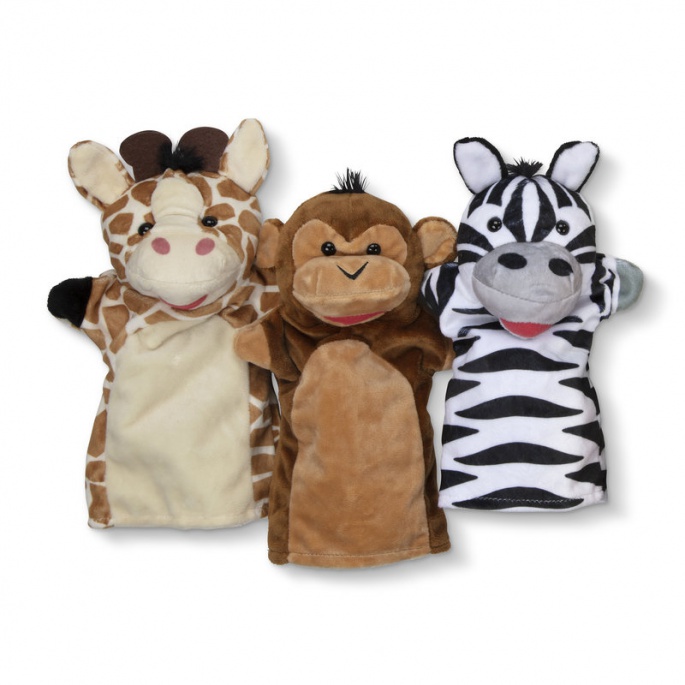 Melissa & Doug safari lutke za ruke