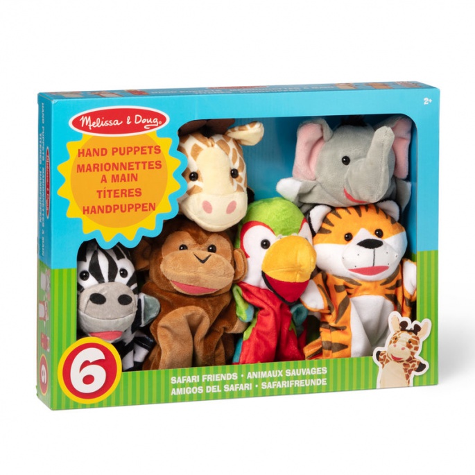Melissa & Doug safari lutke za ruke