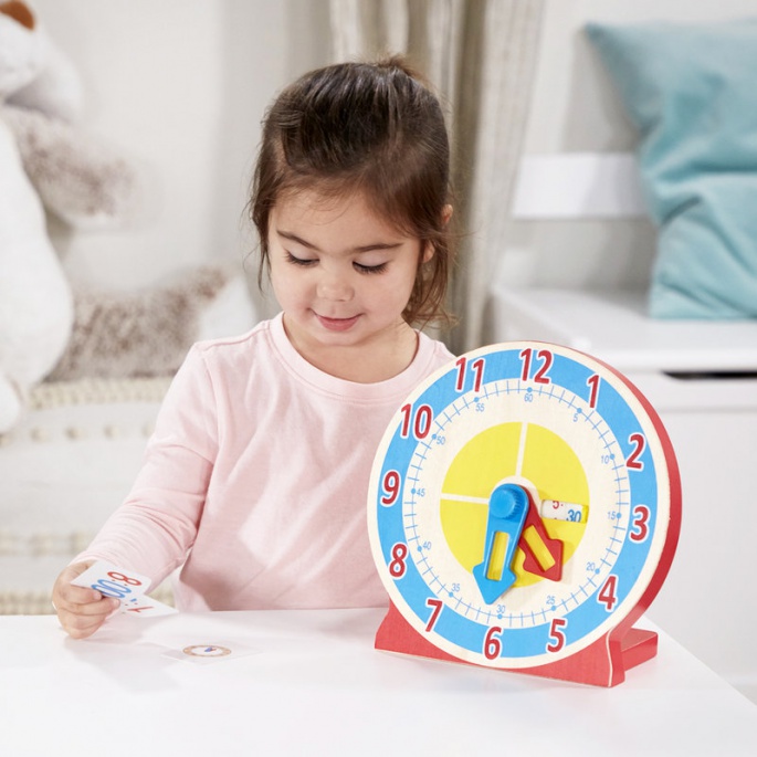 Melissa & Doug drveni obrazovni sat