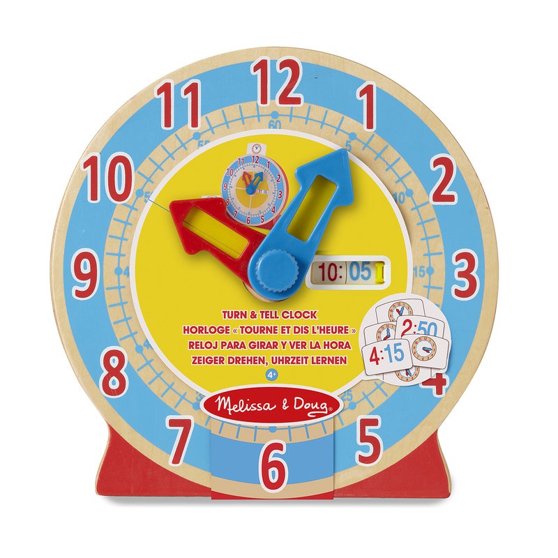 Melissa & Doug drveni obrazovni sat
