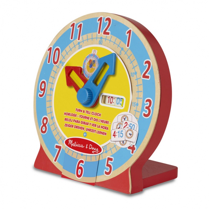 Melissa & Doug drveni obrazovni sat