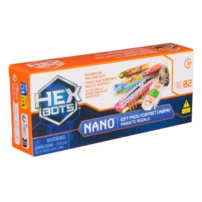 Hex Bots Nano poklon paket 6 minijaturnih robotskih bubica