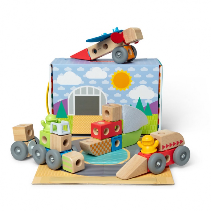 Melissa & Doug Blockables građevni set vozila 54 dijela
