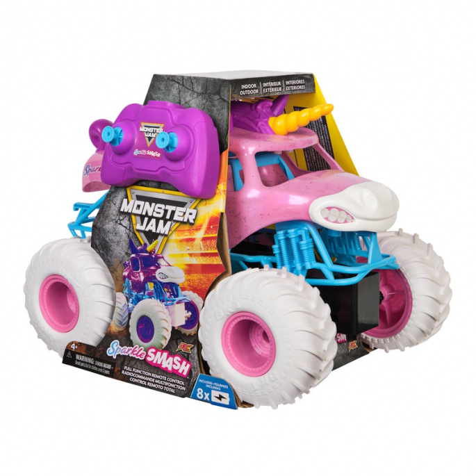 Monster Jam Sparkle Smash RC Monster Truck 1:15