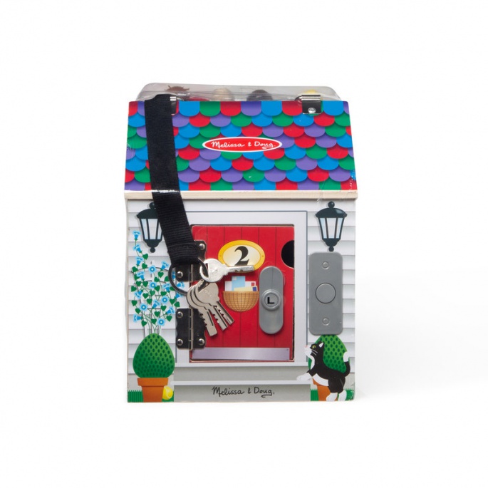 Melissa & Doug drvena kućica sa zvonima i bravama