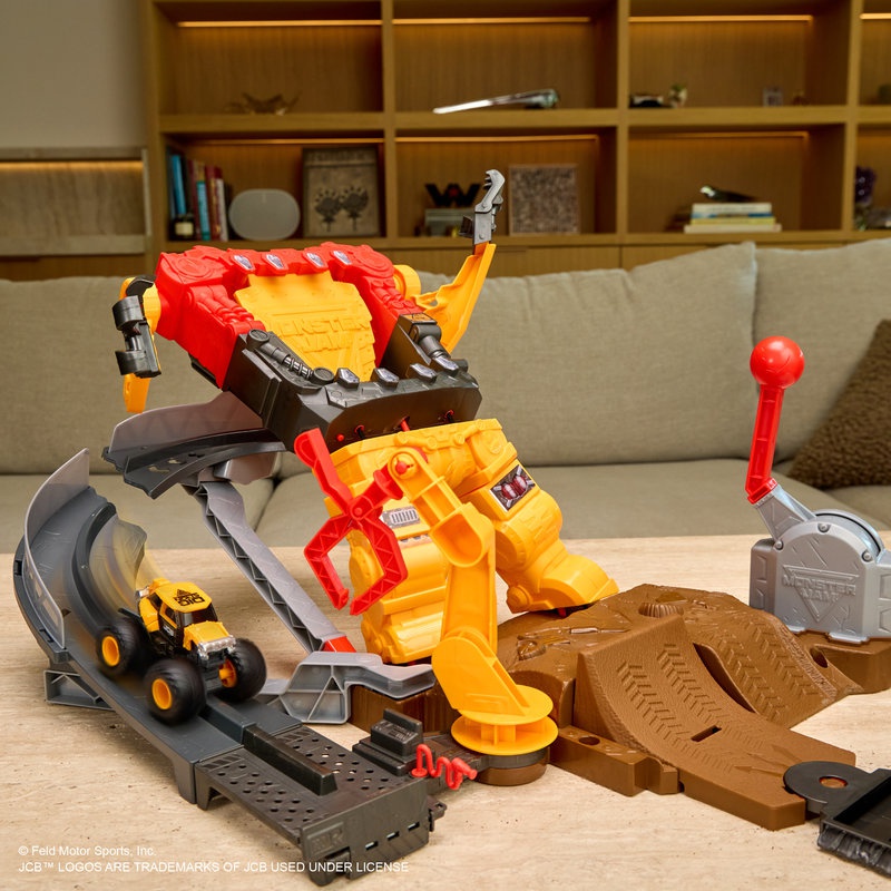 Monster Jam SmashBot igraći set s Monster Truckom 1:64