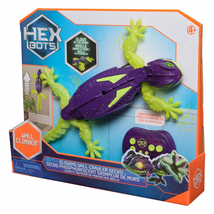 Hex Bots RC fosforescentni Gecko koji puze po zidovima