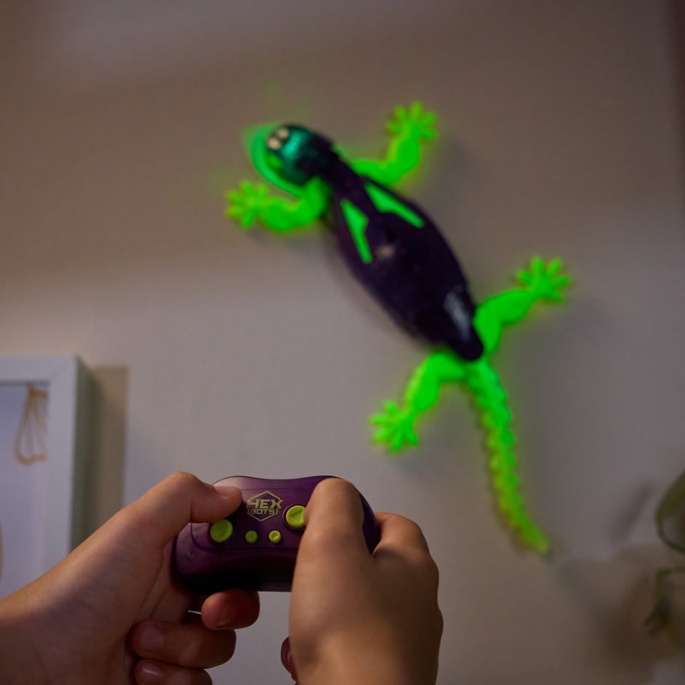 Hex Bots RC fosforescentni Gecko koji puze po zidovima