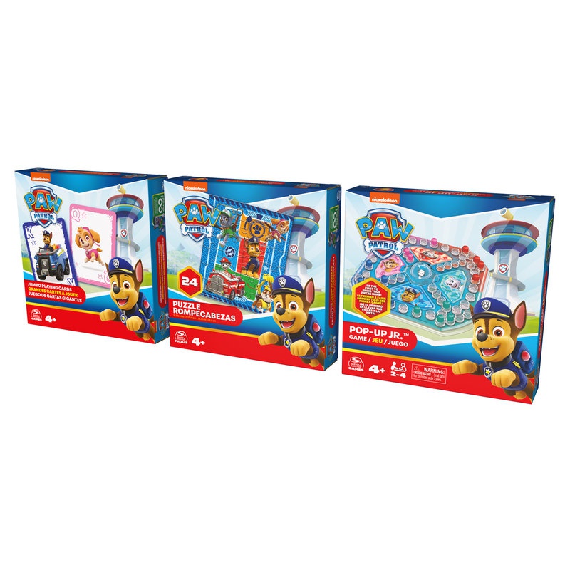 Psići u ophodnji set igara 3u1 - Puzzle + Jumbo karte + Pop-up