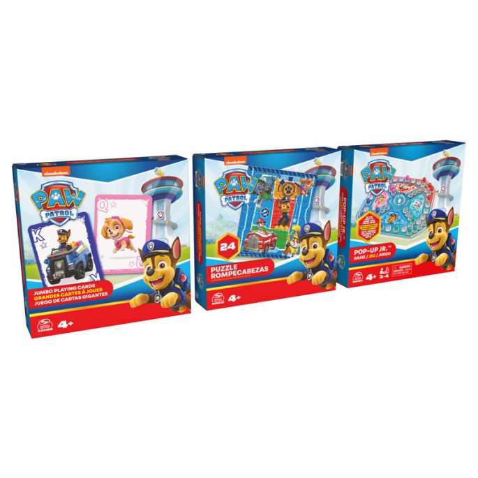 Psići u ophodnji set igara 3u1 - Puzzle + Jumbo karte + Pop-up