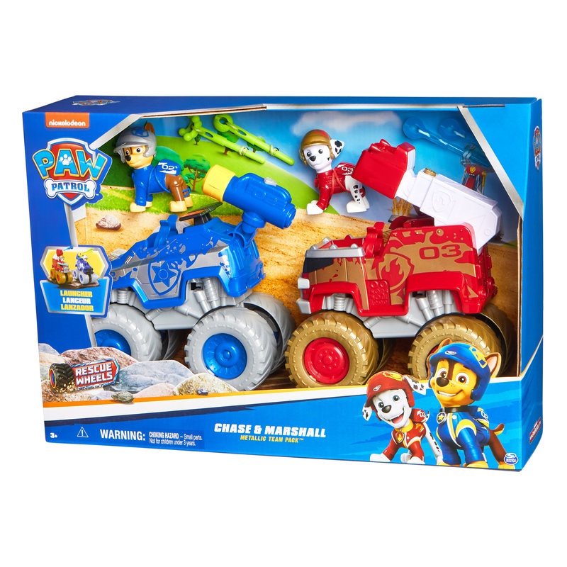 Psići u ophodnji Rescue Wheels terenska vozila Chase i Marshall