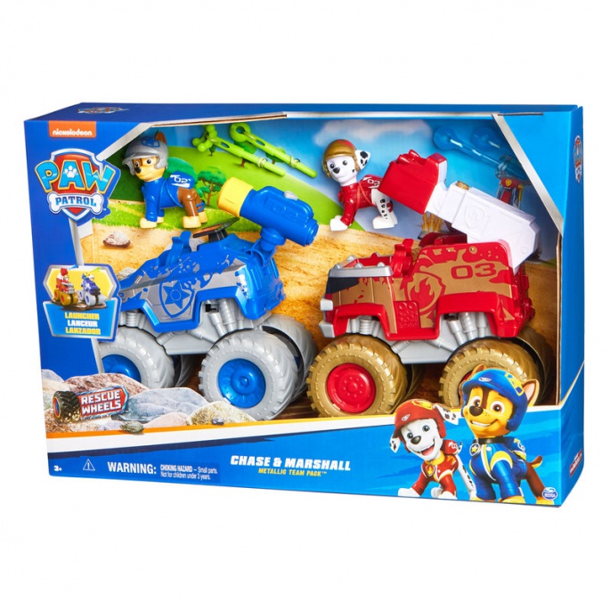 Psići u ophodnji Rescue Wheels terenska vozila Chase i Marshall