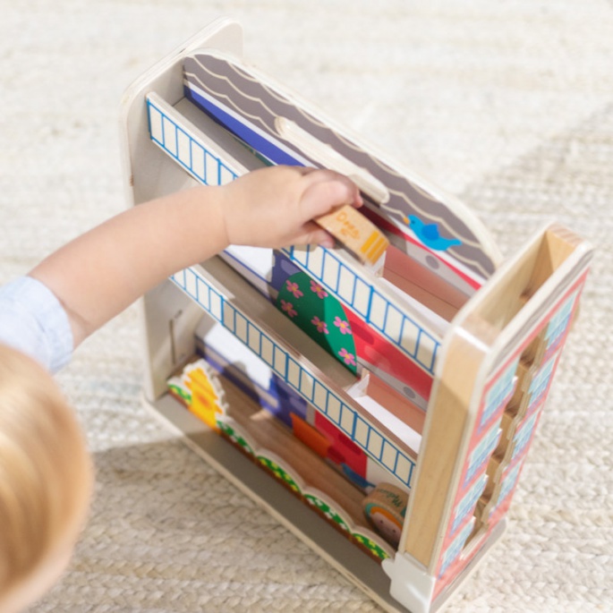 Melissa & Doug Go Tots kotrljanje u gradskom domu