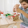 Melissa & Doug drveni radni stol s 55 građevnih dijelova