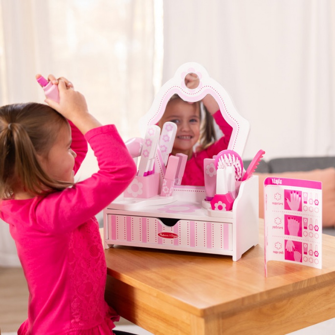 Melissa & Doug kozmetički toaletni stol za igru